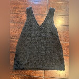 A New Day Charcoal Textured Sleeveless Top